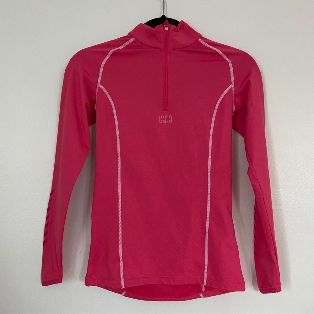 HELLY HANSEN Pink Thermal Quarter Zip
